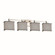 Textile LED Bath Bar in Brushed Nickel (102|FAB842455GRAYNCKLLED42800)