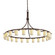 CandleAria 21 Light Chandelier in Matte Black (102|CNDL873610CREMMBLK)