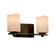 CandleAria Two Light Bath Bar in Brushed Nickel (102|CNDL844214CREMNCKL)