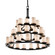 Clouds 36 Light Chandelier in Dark Bronze (102|CLD871210DBRZ)