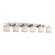 Clouds Six Light Bath Bar in Brushed Nickel (102|CLD870630NCKL)