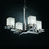 Clouds Four Light Chandelier in Brushed Nickel (102|CLD810015NCKL)