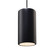 Radiance LED Pendant in Gloss Black with Matte White (102|CER9625BKMTMBLKRIGIDLED1700)