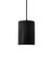 Radiance One Light Pendant in Gloss Black with Matte White (102|CER9620BKMTCROMRIGID)