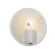 Ambiance One Light Wall Sconce in Gloss White (102|CER7051WHTBRSS)