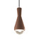 Radiance One Light Pendant in Canyon Clay (102|CER6520CLAYNCKLBKCD)