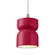 Radiance One Light Pendant in Cerise (102|CER6500CRSEABRSWTCD)