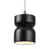 Radiance One Light Pendant in Carbon - Matte Black (102|CER6500CRBCROMWTCD)