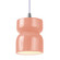 Radiance One Light Pendant in Gloss Blush (102|CER6500BSHCROMWTCD)