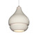 Radiance One Light Pendant in White Crackle (102|CER6400CRKDBRZWTCD)