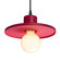 Radiance One Light Pendant in Cerise (102|CER6325CRSEMBLKBKCD)