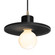 Radiance One Light Pendant in Carbon - Matte Black (102|CER6325CRBABRSBKCD)