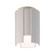 Radiance One Light Outdoor Flush-Mount in Gloss Black/Matte White (102|CER6160WBKMT)