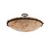 Alabaster Rocks LED Semi-Flush Mount in Matte Black (102|ALR968735MBLKLED66000)