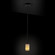 Alabaster Rocks One Light Pendant in Matte Black (102|ALR881510MBLK)