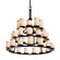 Alabaster Rocks 36 Light Chandelier in Dark Bronze (102|ALR871210DBRZ)