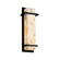 Alabaster Rocks LED Outdoor Wall Sconce in Matte Black (102|ALR7612WMBLK)