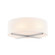 Acryluxe Three Light Flush-Mount in Brushed Nickel (102|ACR9523OPALNCKL)