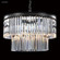 Europa Eight Light Chandelier in Satin Black (64|96336SB22)