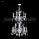 Sculptured Crystal Leaf 18 Light Chandelier in Silver (64|96280S22)