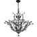 Florale 13 Light Chandelier in Satin Black (64|94457SB22)