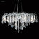 Contemporary Ten Light Chandelier in Silver (64|40938S22)