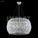 Contemporary Nine Light Chandelier in Silver (64|40818S22)