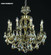 Brindisi Eight Light Chandelier in Monaco Bronze (64|40618MB2GT)