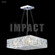Contemporary 12 Light Chandelier in Silver (64|40355S11)