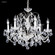 Regalia Six Light Chandelier in Silver (64|40286S00)