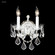 Maria Theresa Two Light Wall Sconce in Silver (64|40252S11)