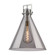 Downtown Urban Glass in Light Smoke Newton Cone (405|G41118SM)