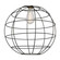 Ballston Shade in Black Orb Wire Cage (405|CE22BK)