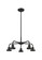 Ballston Urban Five Light Chandelier in Matte Black (405|9165CRBK)