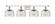 Ballston Urban LED Bath Vanity in White Polished Chrome (405|9164WWPCG74LED)