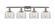 Ballston Urban Four Light Bath Vanity in Polished Chrome (405|9164WPCG72)