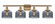 Ballston Urban Four Light Bath Vanity in Brushed Brass (405|9164WBBG73)