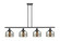 Ballston Urban Four Light Island Pendant in Matte Black (405|9164IBKG78)