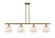 Ballston Urban Four Light Island Pendant in Brushed Brass (405|9164IBBG71)