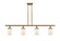 Ballston Urban Four Light Island Pendant in Brushed Brass (405|9164IBBG51)