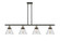 Ballston Urban Four Light Island Pendant in Black Antique Brass (405|9164IBABG44)