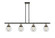 Ballston Urban Four Light Island Pendant in Black Antique Brass (405|9164IBABG2026)
