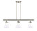 Ballston Urban Three Light Island Pendant in Brushed Satin Nickel (405|9163ISNG61)