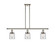 Ballston Urban Three Light Island Pendant in Polished Nickel (405|9163IPNG52)