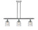 Ballston Urban Three Light Island Pendant in Polished Chrome (405|9163IPCG54)