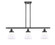 Ballston Urban LED Island Pendant in Matte Black (405|9163IBKG61LED)