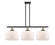 Ballston Urban Three Light Island Pendant in Black Antique Brass (405|9163IBABG71L)