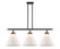Ballston Urban Three Light Island Pendant in Black Antique Brass (405|9163IBABG41L)