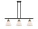 Ballston Urban Three Light Island Pendant in Black Antique Brass (405|9163IBABG41)