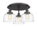 Ballston Urban Three Light Semi-Flush Mount in Antique Brass (405|9163CABG713)
